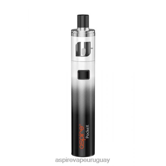 Aspire Pockex kit de edición de aniversario R4P2D117 - Aspire Vape Montevideo gradiente blanco y negro