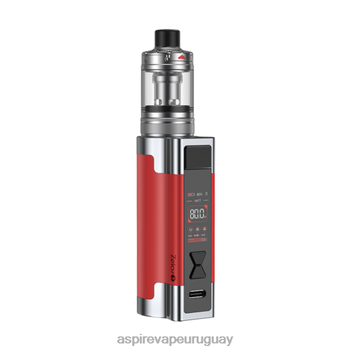 Aspire Zelos 3 equipos R4P2D96 - Aspire Vape Shop rojo