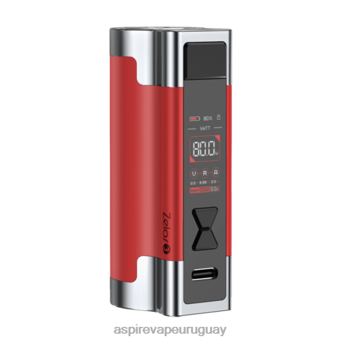 Aspire Zelos 3 mod R4P2D196 - Aspire Vape Shop rojo