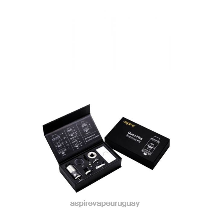 Aspire Quad-Flex kit de supervivencia R4P2D190 - Aspire Ecig negro