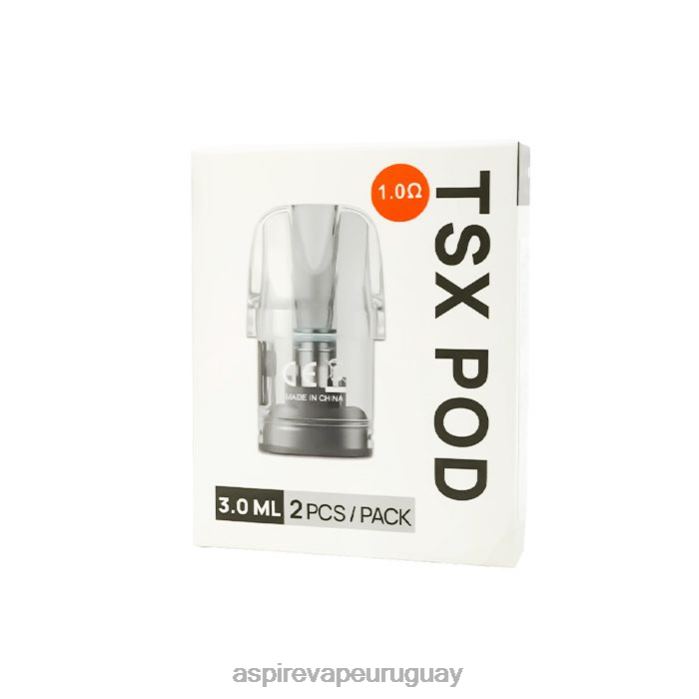 Aspire Tsx Pod 1,0 ohmios (3,0 ml)/2 unidades por paquete (compatible con cyber s y cyber x) R4P2D234 - Aspire Vape Amazon